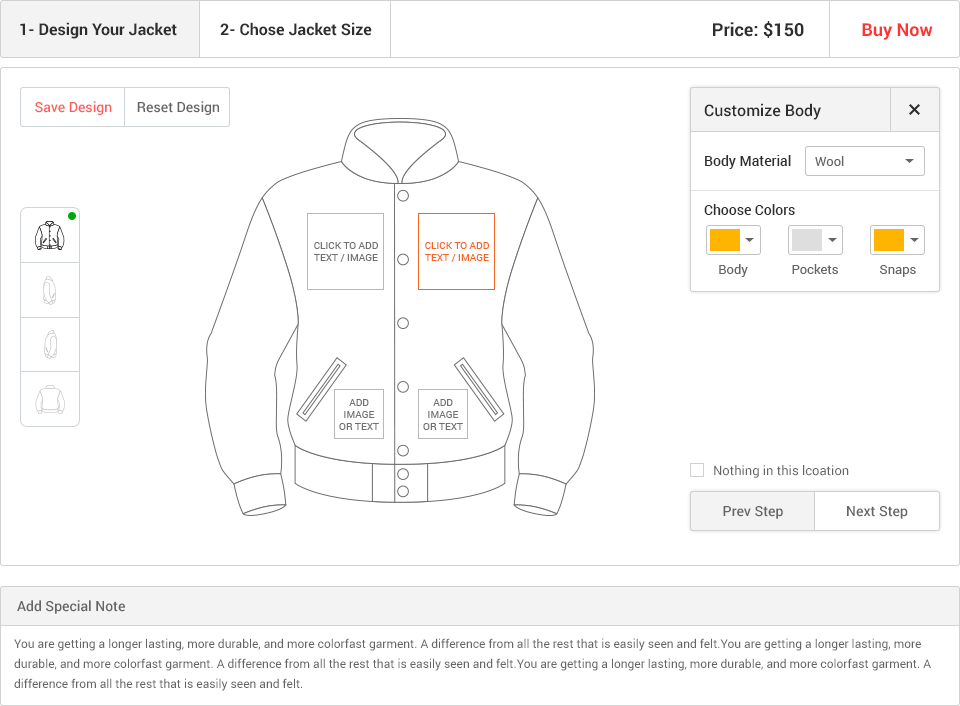 Design Your Varsity Jacket Online
