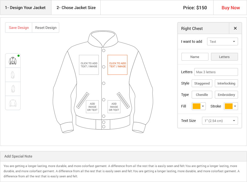 Design Your Letterman Jacket Online