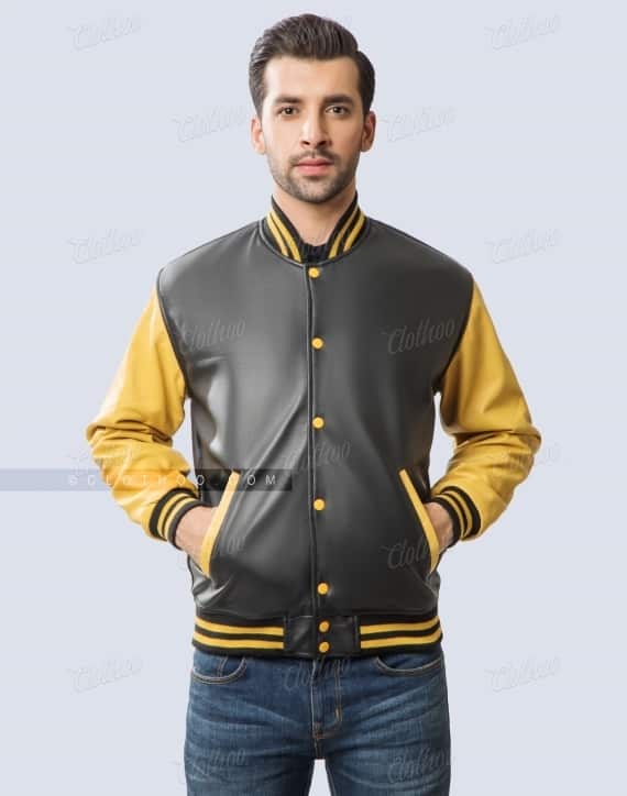 Personalized Varsity Jackets / Gold & Black